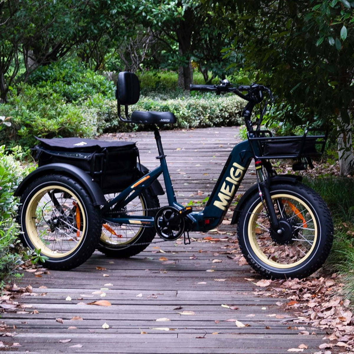 DWMEIGI Silverado 20 48V/14AH 750W Foldable Fat Tire Electric Trike, 330LBS - MG2301 96817362