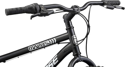 Mongoose Malus Adult Fat Tire Mountain Bike, 26-Inch Wheels, 4-Inch Tires, 7-Speed - R5714C