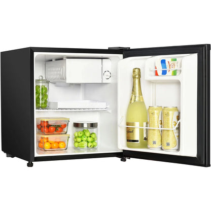 Magic Chef Compact Refrigerator 1.7 Cu. Ft., Black, 17.3 in Width