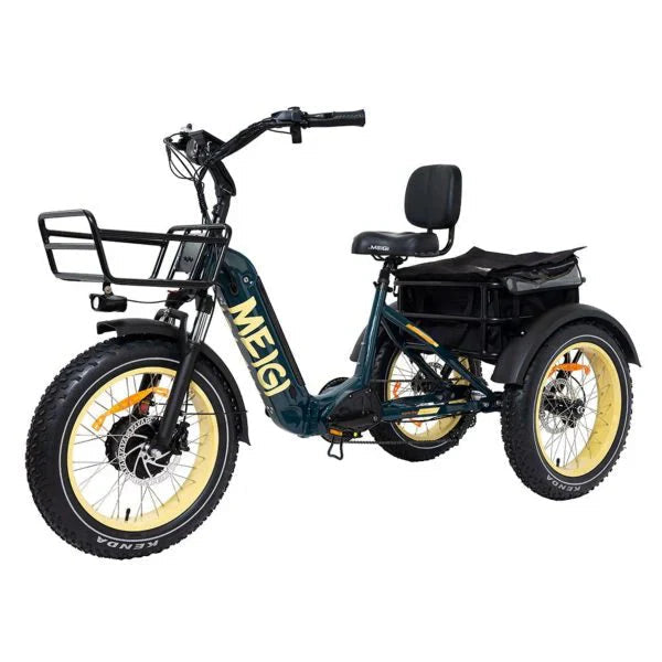 DWMEIGI Silverado 20 48V/14AH 750W Foldable Fat Tire Electric Trike, 330LBS - MG2301 96817362