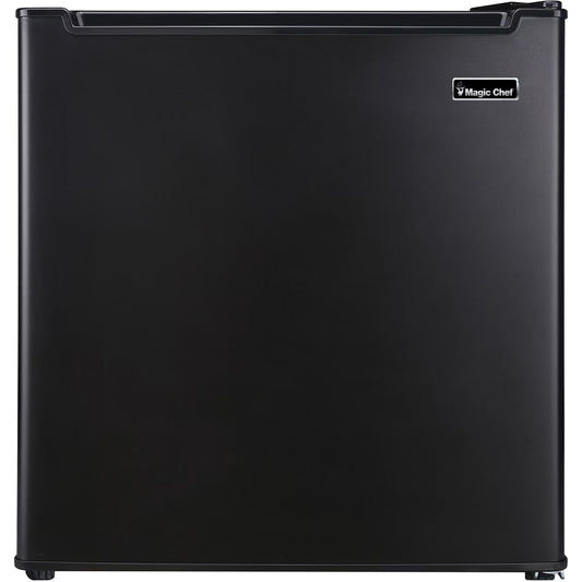 Magic Chef Compact Refrigerator 1.7 Cu. Ft., Black, 17.3 in Width