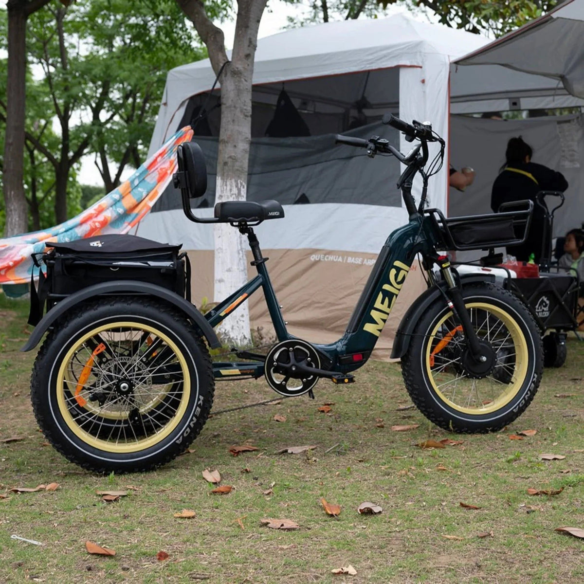 DWMEIGI Silverado 20 48V/14AH 750W Foldable Fat Tire Electric Trike, 330LBS - MG2301 96817362
