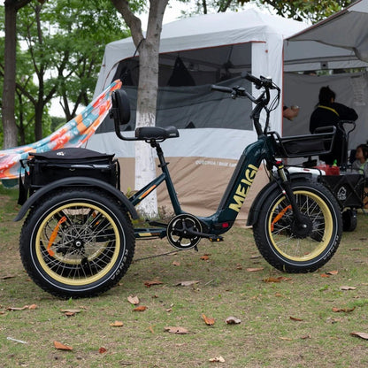DWMEIGI Silverado 20 48V/14AH 750W Foldable Fat Tire Electric Trike, 330LBS - MG2301 96817362