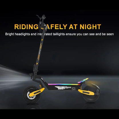 Off Road Electric Scooter For Adults, 1200W, 11 in Tires, 330 lb Load - GT06