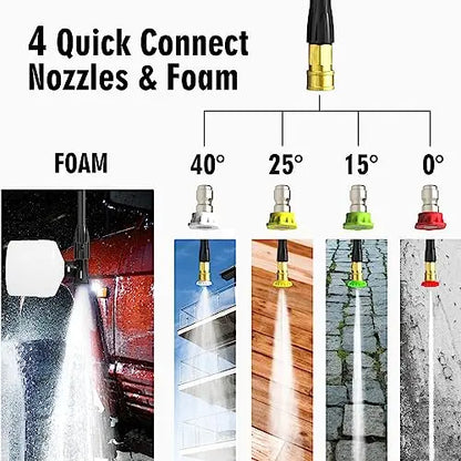 SWIPESMITH Power Washer 3000 Max PSI 2.4 GPM - Telescopic Handle