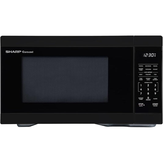 Sharp Countertop Microwave Oven, 1.1 Cu. Ft., 1000W, Black