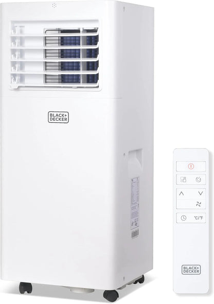 BLACK+DECKER Portable Air Conditioner 10,000 BTU for Rooms up to 450 Sq. Ft., White