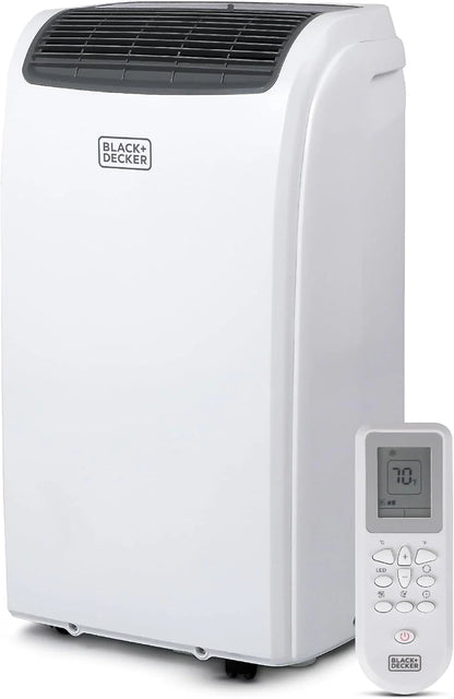 BLACK+DECKER Portable Air Conditioner 10,000 BTU for Rooms up to 450 Sq. Ft., White
